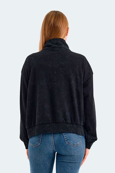 Slazenger Hanorac negru oversize pentru damă - Vizualizare