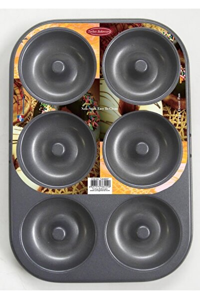 AVCI HOME MAKER مقلاة دونات غير لاصقة من هوم ميكر، 6 أكواب - أسود