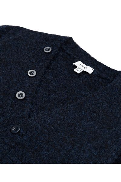 Twist Buttoned basic cardigan