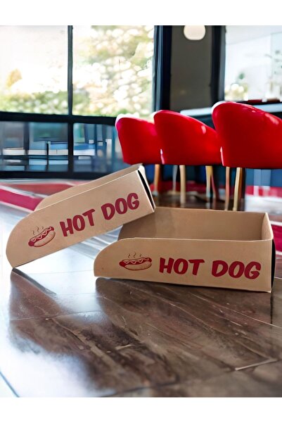 GİZPAK Hot Dog Kutusu Kraft 100 adet