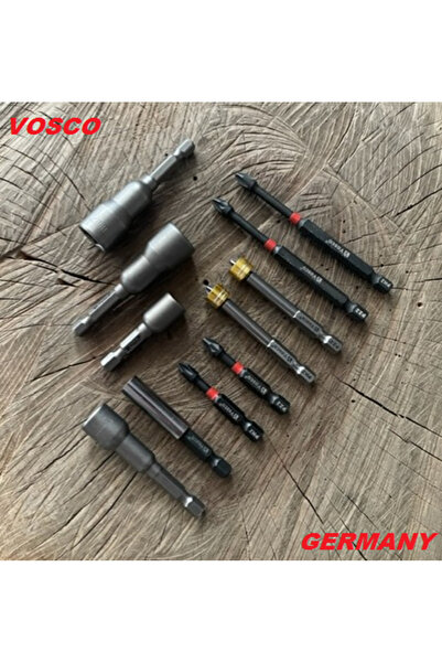 vosco VSC PH2 YILDIZ BİTS UÇ SETİ BİTS UZATMA PZ2 YILDIZ SIKMA UCU COBALT SET...