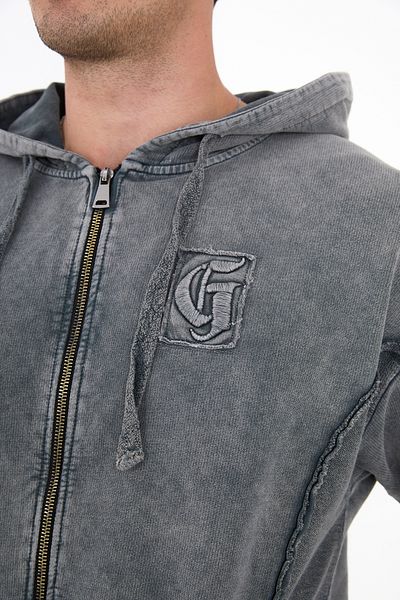 Ghetto off limits Piece Died And Acid Washed Zipper