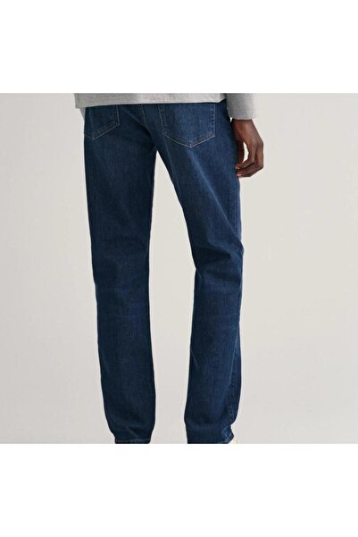 Gant Erkek Lacivert Regular Fit Jean Pantolon