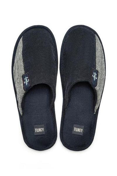 Twigy Ανδρικές παντόφλες σπιτιών Navy Blue Dema - Μέγεθος 41/46