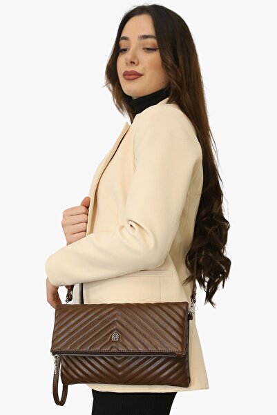 SOSELA 67-6010 Women's Brown Portfolio Bag