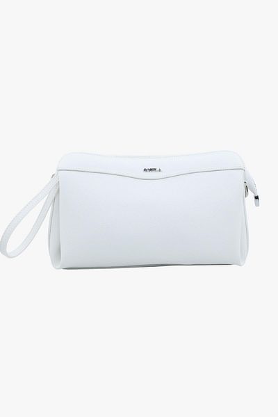 SOSELA 67-6012 Women's White Daine Portfolio Bag
