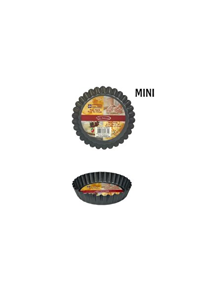 AVCI HOME MAKER قالب كيك صغير غير لاصق من هوم ميكر، مقاس 12 سم × 2.2 سم - أسود