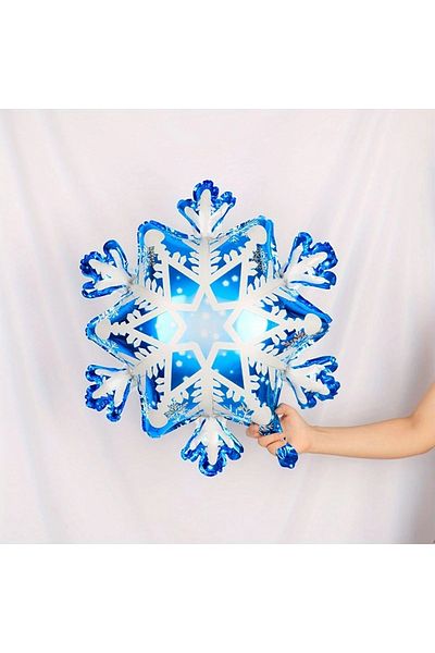 aşkın concept Snowflake Foil Balloon 72X70 cm Elsa Frozen Frozen Theme
