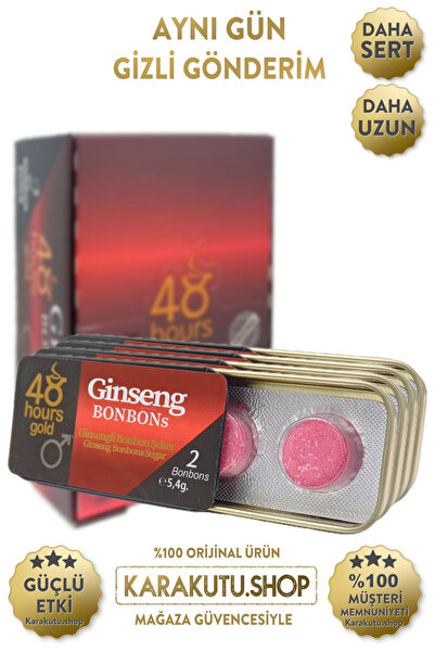 Genel Markalar 48 Hours Gold Ginseng Bonbons 6 Adet