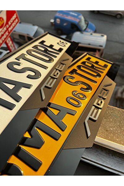 BMASTORE06 FİAT EGEA Uyumlu MAT Model Pleksi Plakalık (1Çift,2Adet)