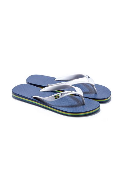 İpanema Men's Flip Flops - Clas Brazil White Blue 39/48