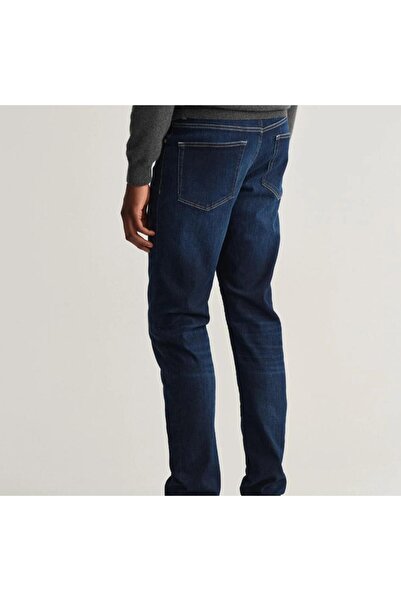 Gant Men's Navy Blue Extra Slim Fit Jean Trousers