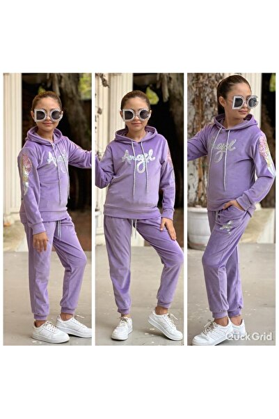 Bisahane Girl's Angel Velvet Set