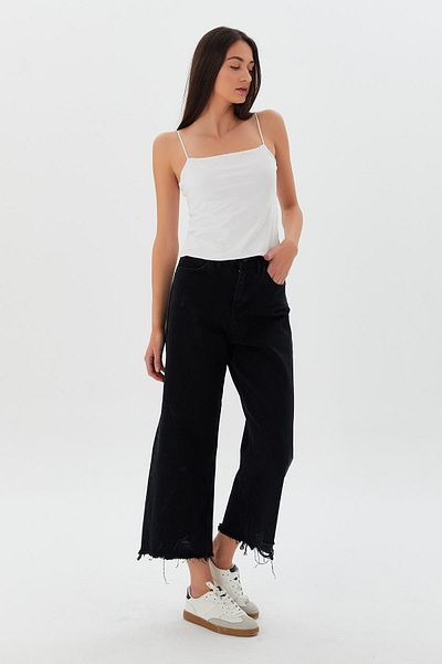 Shopping Shop Wide Leg Black Jeans