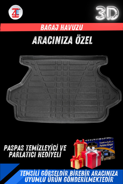 4E CARE Renault R9 BROADWAY 1992 3D Bagaj Havuzu