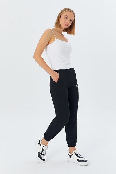 Shopping Shop Pantaloni de sport negri - cu picioare elastice