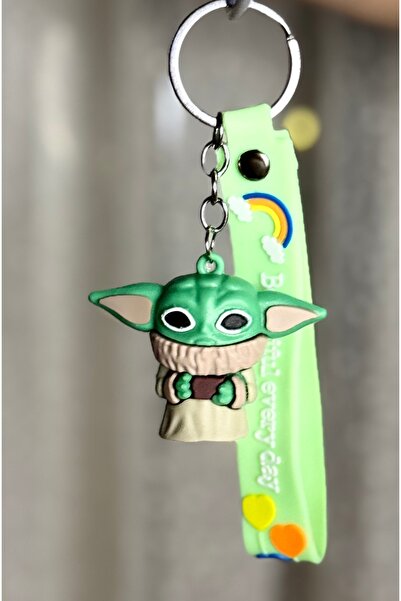 DF ToyShop يودا سيليكون سلسلة المفاتيح وملحقات الحقيبة