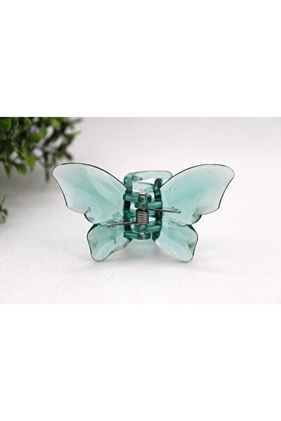 Tezcan Aksesuar Cataramă cu zăvor fluture colorată transparentă de 6 cm