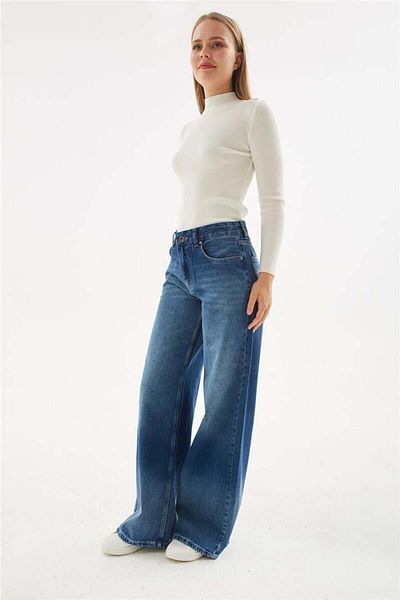 Fashion Friends Pantaloni de blugi albastru închis