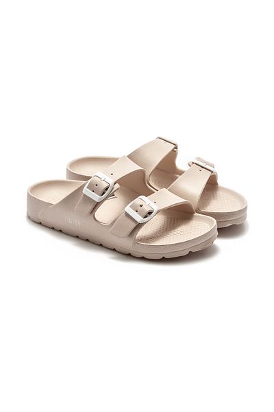 Twigy Γυναικείες Παντόφλες Μπεζ Jessica 37/41