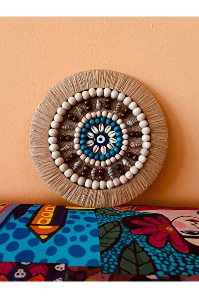 Aylak Tasarım Aylak Şeyler Yuvarlak Nazarlık,deniz Kabuklu Nazar Boncuğu Hedi...