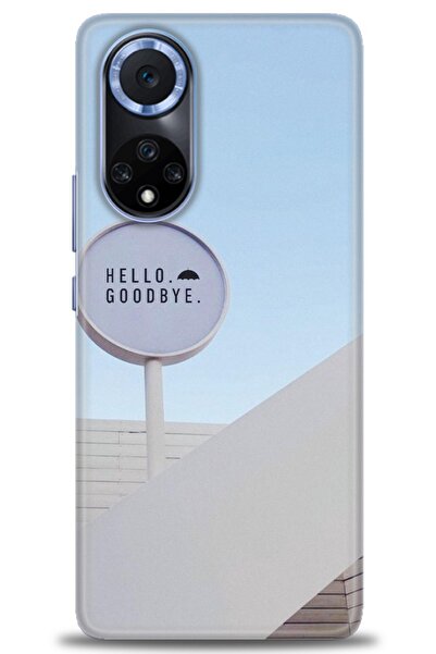 GMOtp حافظة هواوي نوفا 9 مطبوعة بدقة عالية - مرحباً وداعاً