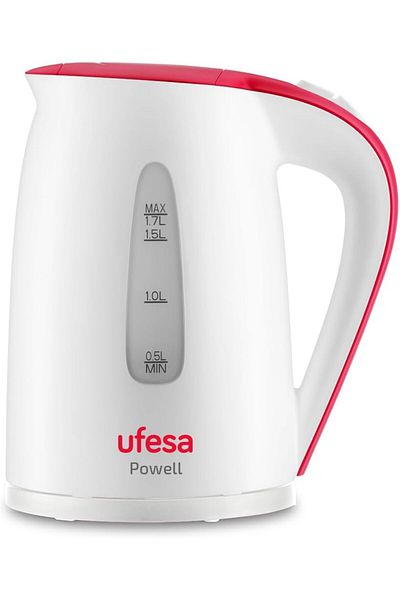 Ufesa High-Power Electric Kettle with Advanced Safety Features, 2200 W Power, 1.7 Litre,