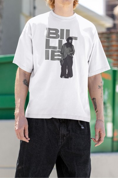 SEVBANO Billie Eilish Custom Design Unisex T-Shirt, Oversize Singer Tee Shirt