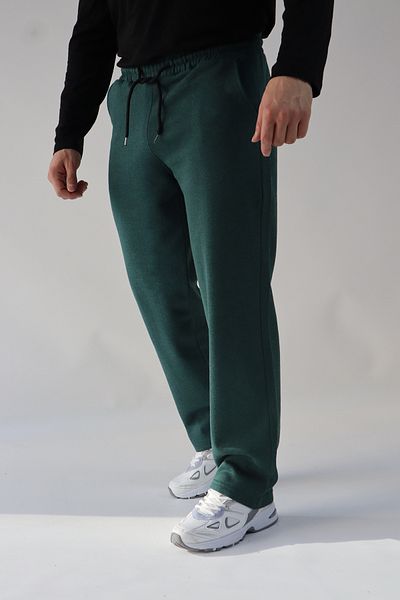 memowear Φαρδύ παντελόνι φούτερ με 2 κλωστές πράσινο