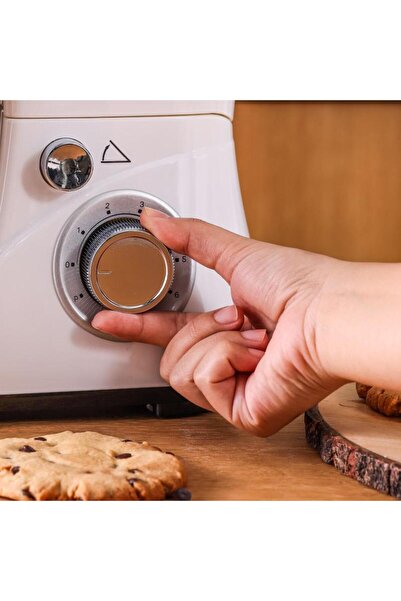 Emsan Bella 5 Litre Paslanmaz Çelik Hazne 6 Kademe Hız Kontrolü 1300W Premium Stand Mikser Mutfak Şefi