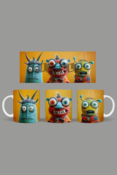 Fizello Cute Baby Monsters - Cute Baby Monsters Mug