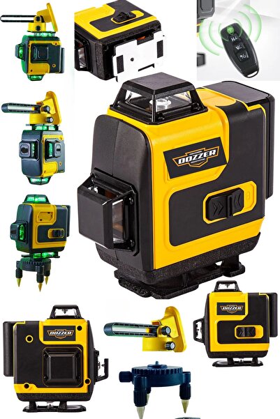 DOZZER 12 Köşe Lazer Hizalama Makinası Takım Çantalı Ve Aksesuarlı 2 yıl Gara...