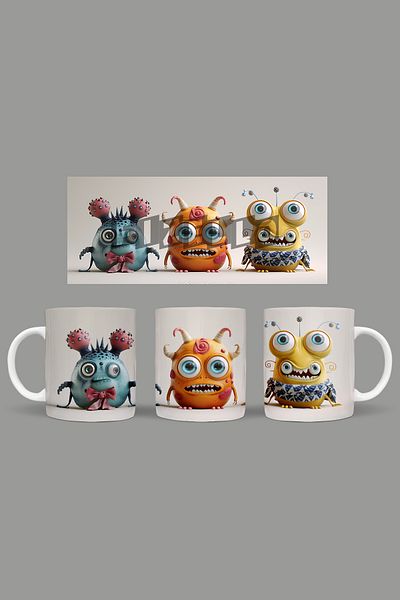 Fizello Cute Baby Monsters - Cute Baby Monsters Mug