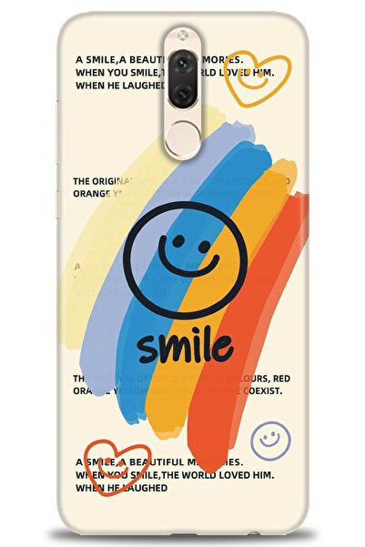 GMOtp حافظة هواوي ميت 10 لايت مطبوعة بدقة عالية - ابتسامة