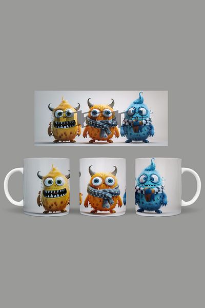 Fizello Cute Baby Monsters - Cute Baby Monsters Mug