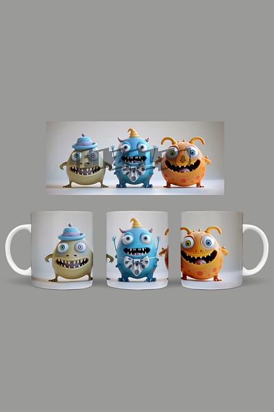 Fizello Cute Baby Monsters - Cute Baby Monsters Mug