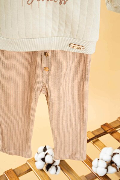 bombe Baby Kids Natural Cotton 2-Piece Set First I Trend Fashion Bottom Top Set