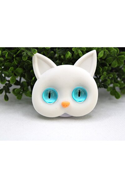 Tezcan Aksesuar Kedi Tasarım Popsocket Telefon Tutacağı Desenli ve Baskılı Pa...