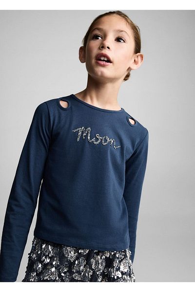 MANGO Kids Tricou cu paiete