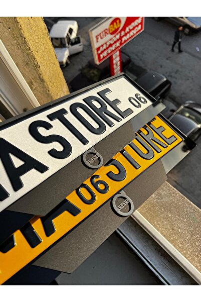 BMASTORE06 VOLVO MAT Model Pleksi Plakalık (1Çift,2Adet)