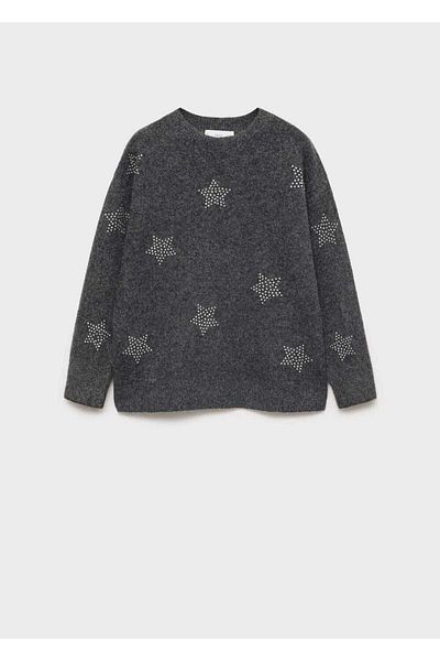 MANGO Kids Pulover tricotat înstelat
