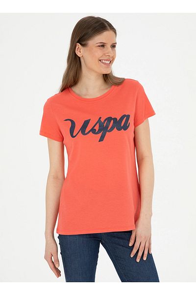U.S. Polo Assn. BAZA. Polo Assn. Tricou de damă cu gât crew - BEAN-IY24 DMLS