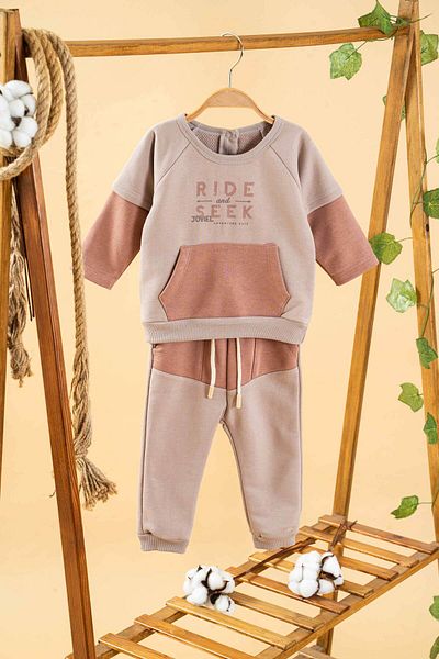 bombe Baby Kids Lilac Cotton 2-Piece Set First I Trend Fashion Bottom Top Set