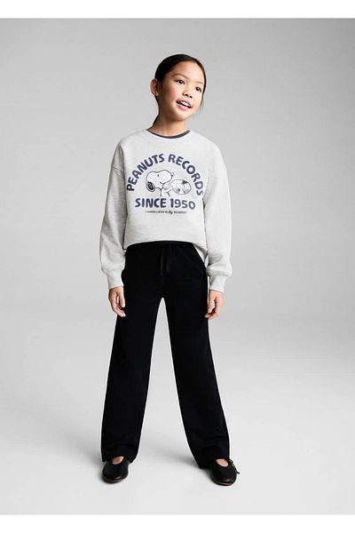 MANGO Kids Φούτερ με σχέδια Snoopy
