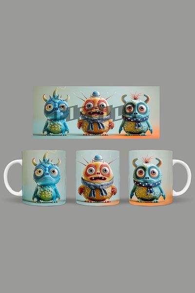 Fizello Cute Baby Monsters - Cute Baby Monsters Mug