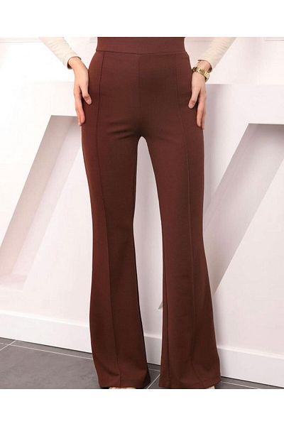 Wearflawless Women's High Waist Recovery Spanish Leg Palazzo Trousers