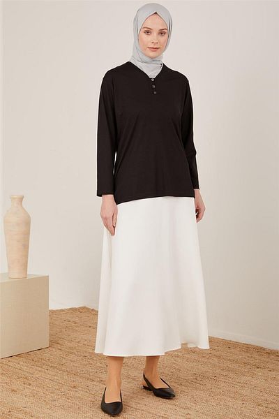Armine Bumbac pieptănat 23Yd9043 Negru