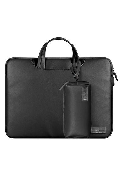 NovStrap حافظة جلدية فاخرة من البولي يوريثان متوافقة مع هاتف Apple Macbook Pro مقاس 16 بوصة M4/Pro/Max A3186 A3403