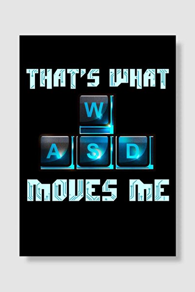 kubdekor WASD Keycaps Gamer Gift Müzik Poster Çerçevesiz Yüksek Kalite Müzik ...