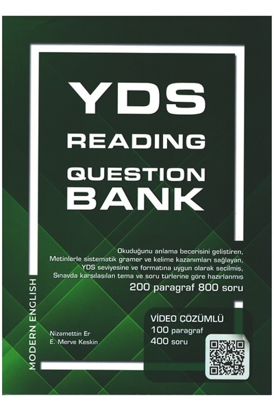 Genel Markalar YDS Reading Question Bank Çözümlü Modern English